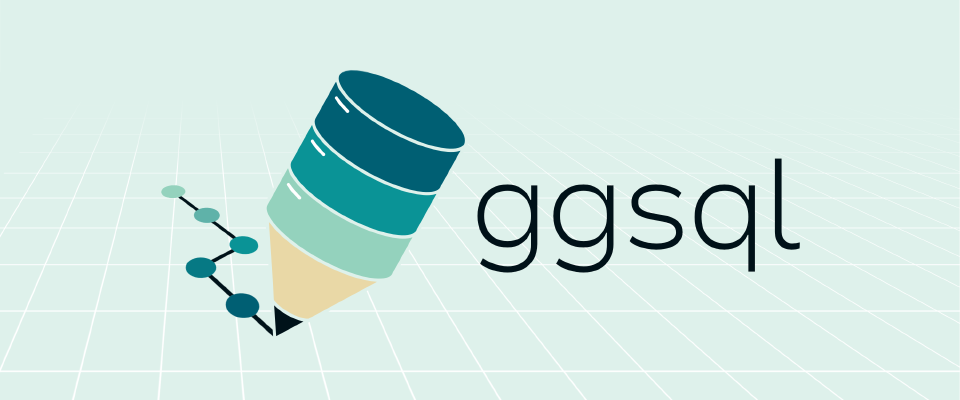 ggsql logo. A pencil with the body consisting of the standard database silo icon.
