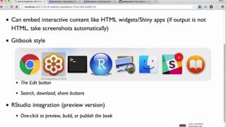 Introduction to Bookdown (R Package) | RStudio Webinar - 2016