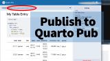 Let's Create a Quarto Doc & Share it on Quarto.Pub | Table Contest 2024