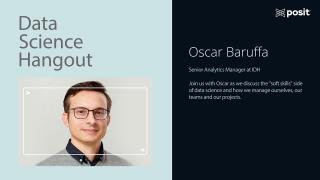 Oscar Baruffa @ IDH | Hiring for skills you don't have | Data Science Hangout