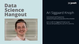 Ari Siggaard Knoph @ Novo Nordisk | Data Science Hangout