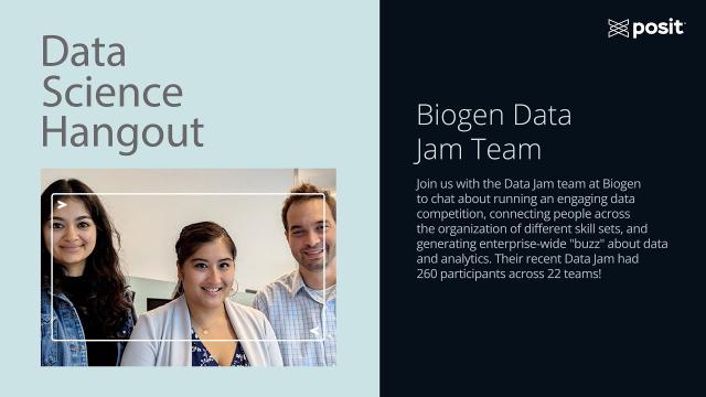 Biogen Data Jam Team | Data Science Hangout