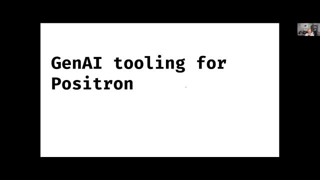 Positron Assistant for Developing Shiny Apps - Tom Mock